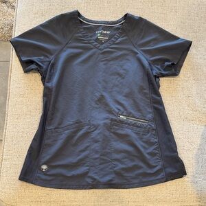 Healing Hands | Serena v-neck scrub top medium pewter